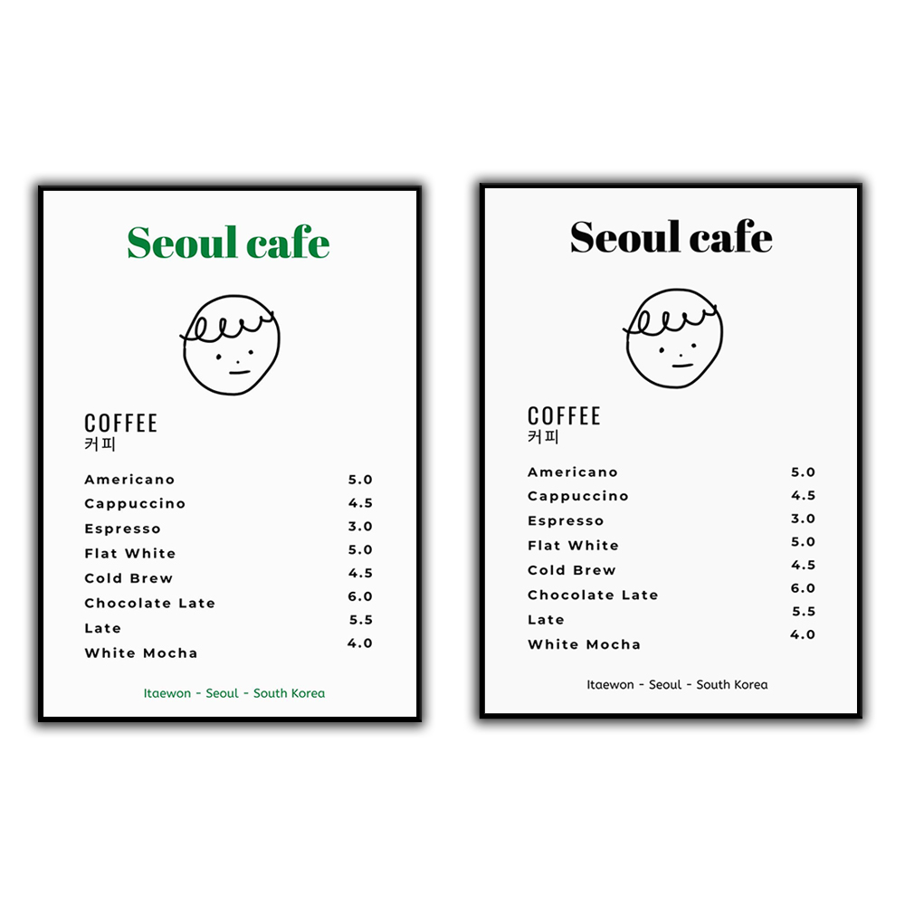 Korean Arts And Lifestyle - Seoul Cafe Print Wall Art Печать
