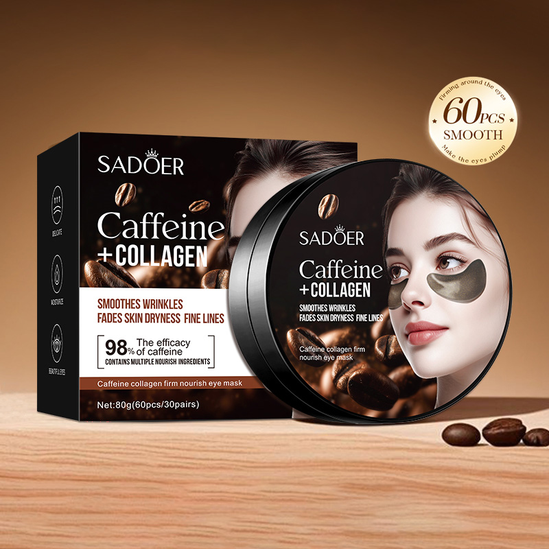60 шт. SADOER кофеиновая колла – обзор и цена Sheet Mask Collagen
